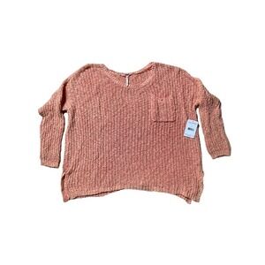 Women's Free People Coral Knit Sweater. Size Medium. MSRP$98